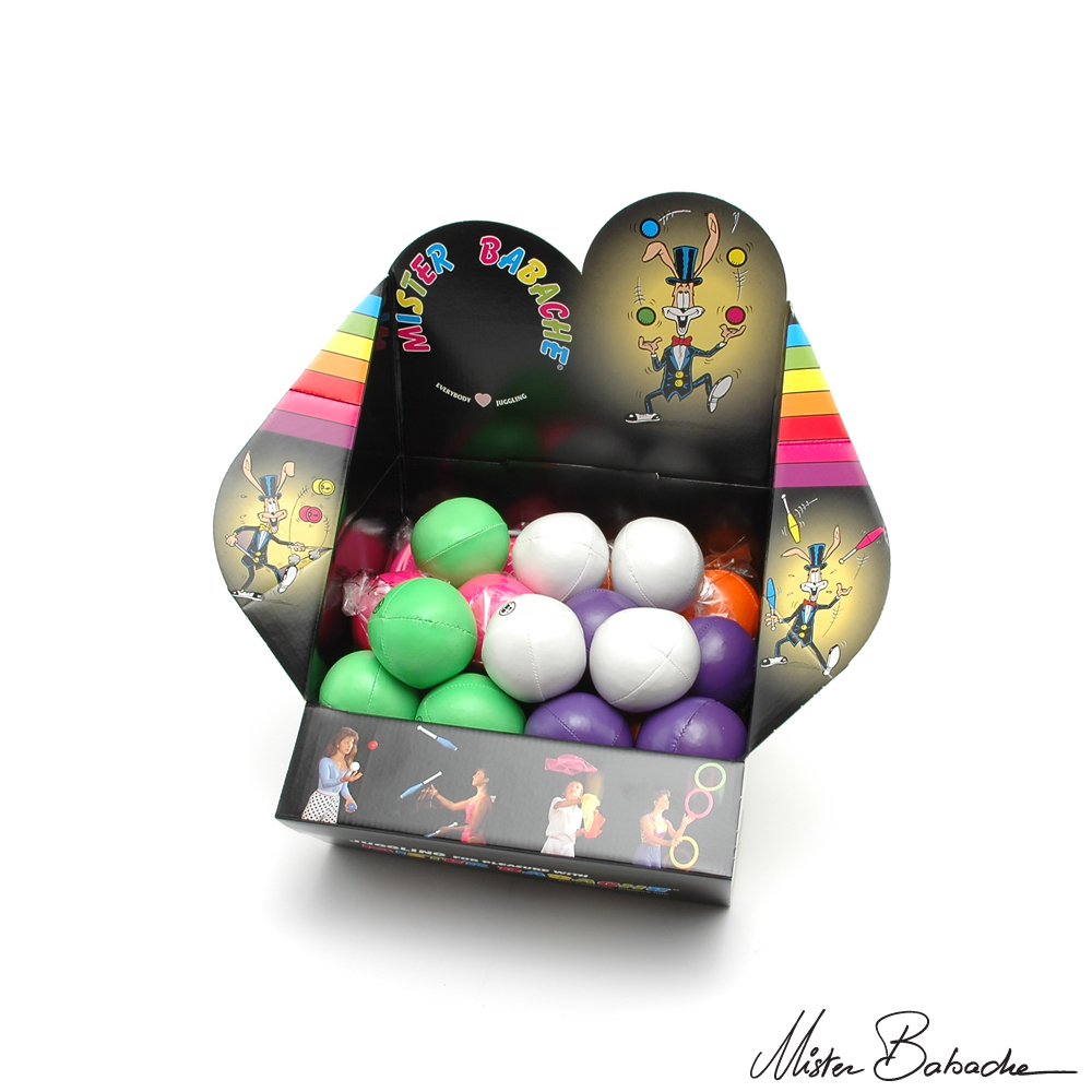 Présentoir grand (36 balles) - C - 110 g - couleur unies mélangées