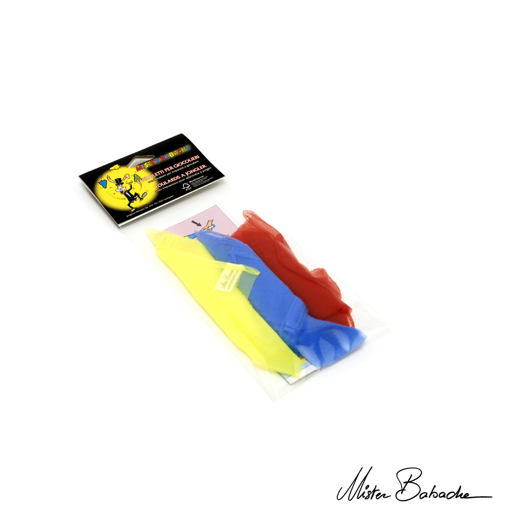 Kit 3 petits foulards dans sachet plastique - 4-5-6