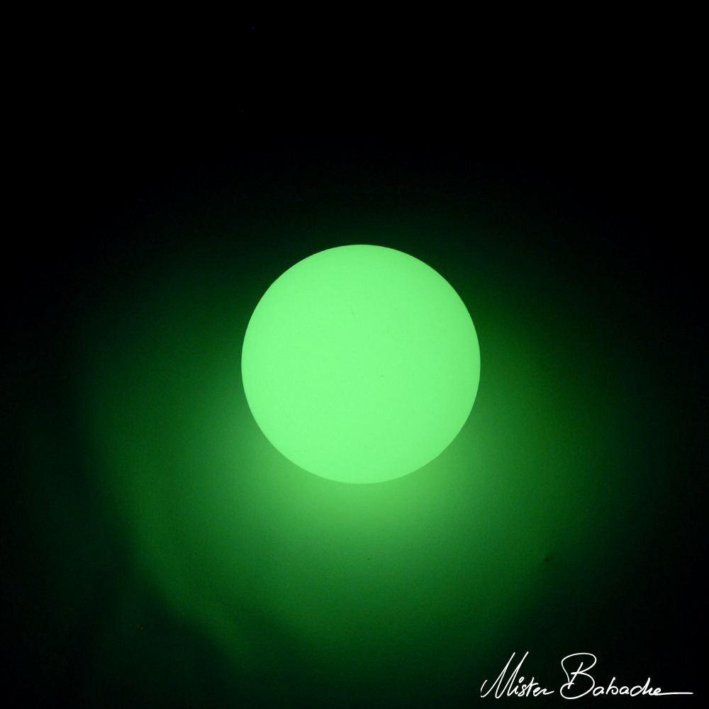 Balle rebond TURBO - 75 mm - phosporescent
