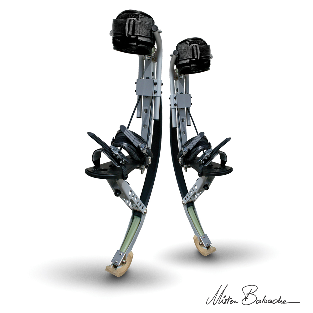 POWERISER échasses à ressorts (structure aluminium) - 50-70kg