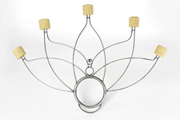 [3570] Eventail FEU petit (Lotus Fan Small)